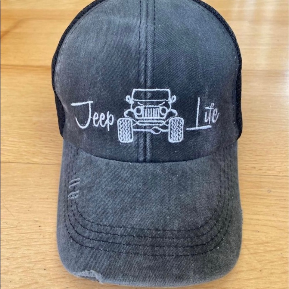 Jeep Life Ponytail Trucker Hat